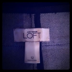 Ann Taylor black Jean jacket